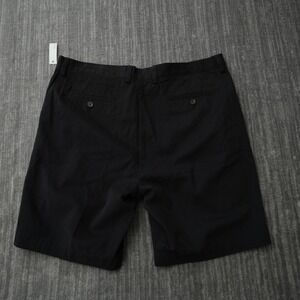 Amazon Essentials Shorts Men Chinos Black Slim New 38x8.75